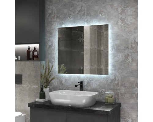 Зеркало Taliente Zled-T с LED-подсветкой, 80x70см, прямоугольное