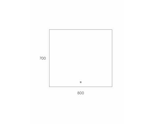 Зеркало Taliente Zled-T с LED-подсветкой, 80x70см, прямоугольное