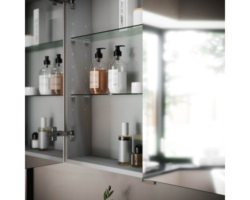 Зеркальный шкаф SANCOS Hilton 600x148х740 мм, с LED подсветкой