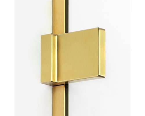 Душевое ограждение NEW TRENDY AVEXA GOLD BRUSHED R 90x100x200 золото