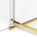 Душевое ограждение NEW TRENDY AVEXA GOLD BRUSHED R 90x100x200 золото