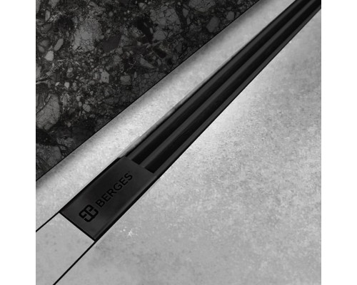 Душевой лоток BERGES напольный SUPER Slim 600  боковой