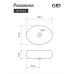Раковина накладная Gid 9030g