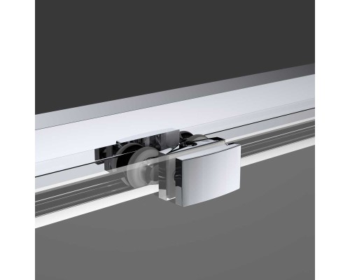 Душевая дверь Vincea Soft VDS-3SO110CLB 1100 черный стекло прозрачное