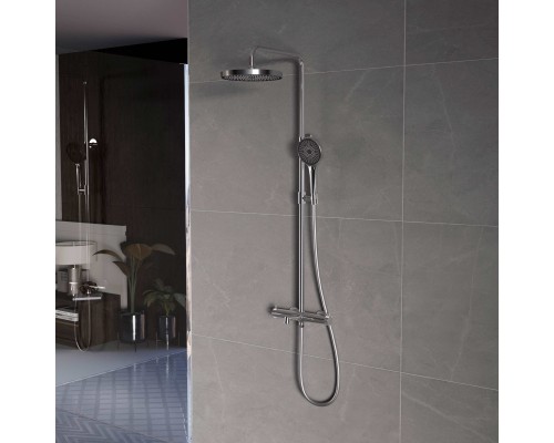 Душевая стойка Vincea Rim VSFS-2RM1CH с изливом, хром