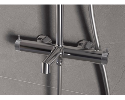 Душевая стойка Vincea Rim VSFS-2RM1CH с изливом, хром