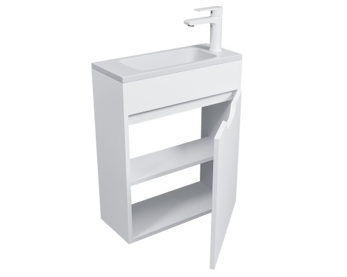 Тумба под раковину подвесная Uperwood Modul 50х21х60 см, белая матовая