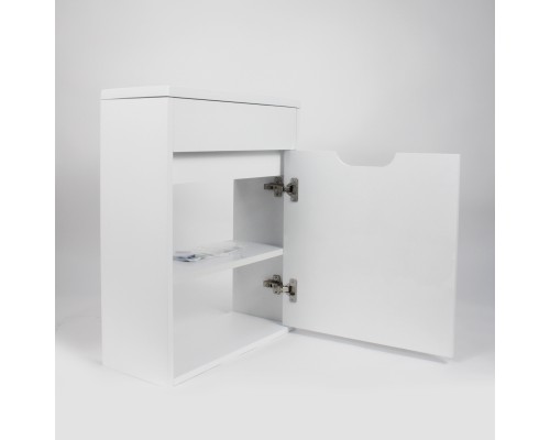 Тумба под раковину подвесная Uperwood Modul 50х21х60 см, белая матовая