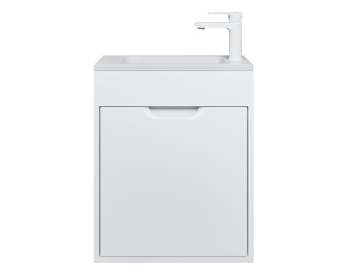 Тумба под раковину подвесная Uperwood Modul 50х21х60 см, белая матовая