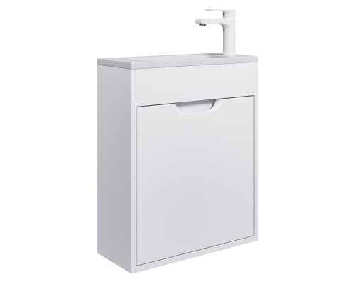 Тумба под раковину подвесная Uperwood Modul 50х21х60 см, белая матовая