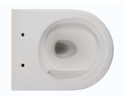 Безободковый подвесной унитаз Charus Elmo Tornado EWC700-129W сиденьем микролифт