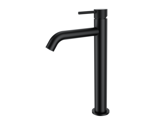 Смеситель для раковины высокий Wonzon&Woghand, Черный матовый