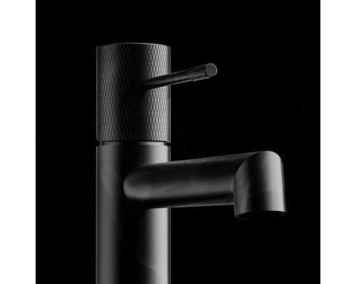 Смеситель для накладной раковины Vincea Desire VBF-1D2MB однорычажный черный