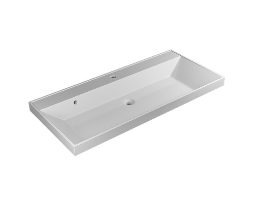 Тумба с раковиной Uperwood Tanos 100 см, белая/графит