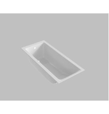 Ванна из литьевого мрамора Flere Serena Slim 160x70x60 (белый матовый)