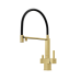 Смеситель для кухни SANCOS Moro SC4006BG с подключением фильтра для воды, браш золото