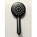 Душевая кабина Frank F408 Black без крыши Размер:80x80x215 см