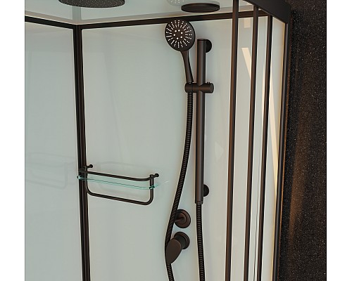 Душевая кабина Frank F408 Black 80x80x220 см Душевая кабина Frank F408 Black 80x80x220 см