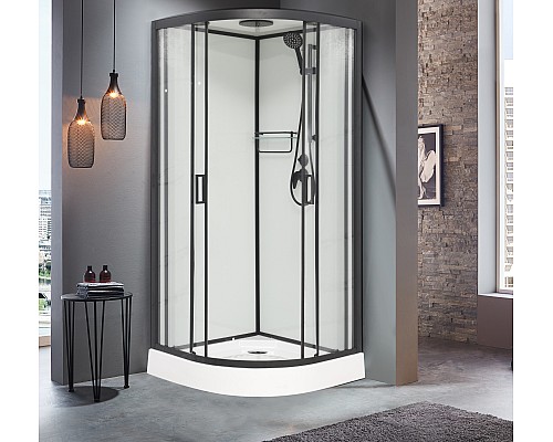 Душевая кабина Frank F408 Black 80x80x220 см Душевая кабина Frank F408 Black 80x80x220 см