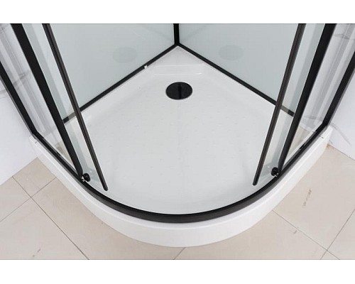 Душевая кабина Frank F408 Black без крыши Размер:80x80x215 см Душевая кабина Frank F408 Black без крыши Размер:80x80x215 см