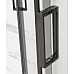 Душевая кабина Frank F408 Black без крыши Размер:80x80x215 см