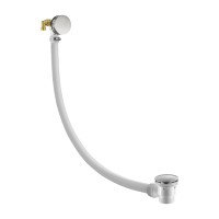 Слив-перелив для ванны с наполнением через перелив Benesque 59010202 никель брашированный