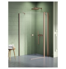 Душевое ограждение NEW TRENDY NEW SOLEO COPPER BRUSHED 120x120x195 медь