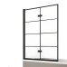 Шторка для ванны NEW TRENDY NEW SOLEO BLACK 100x140 L черный