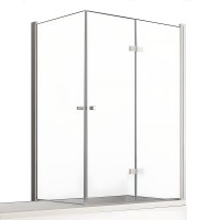 Шторка для ванны NEW TRENDY NEW SOLEO 100x70x140 R хром
