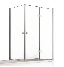 Шторка для ванны NEW TRENDY NEW SOLEO 100x70x140 R хром