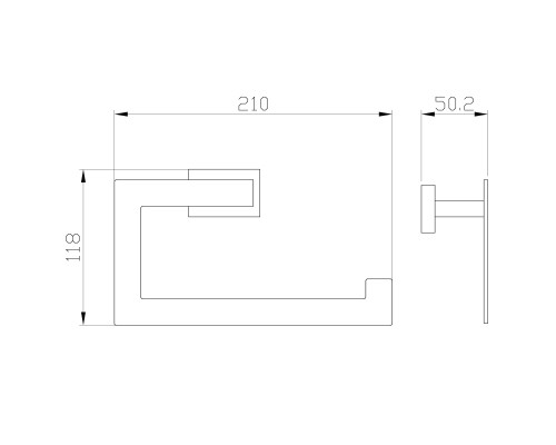 Кольцо для полотенец Wonzon&Woghand, Хром