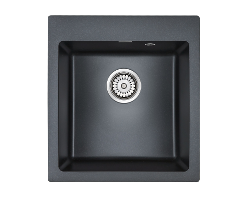 Кухонная мойка Paulmark Zemar 46 PM104651-BLM Черный металлик