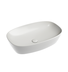 Чаша накладная овальная Ceramica Nova Element 60x38 Серый Матовый