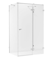 Душевое ограждение NEW TRENDY EVENTA R 100x90x200 хром