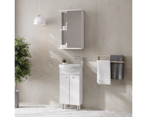 Зеркальный шкаф Onika Карина 45.00 У Белый