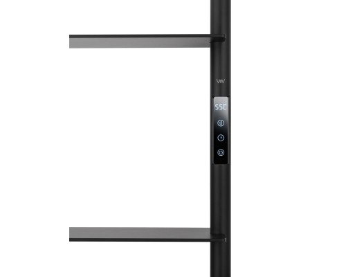 Полотенцесушитель электрический Wonzon&Woghand D?SSELDORF, Черный матовый WW-A205-MB