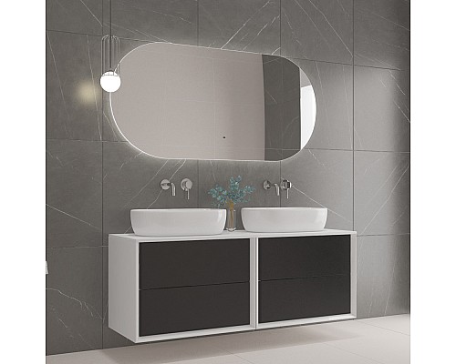 Зеркало Cezares Vague 150 CZR-SPC-VAGUE-1500-700-MOV с подсветкой с сенсорным выключателем и подогревом Зеркало Cezares Vague 150 CZR-SPC-VAGUE-1500-700-MOV с подсветкой с сенсорным выключателем и подогревом
