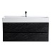 Тумба под раковину Cezares Molveno 46 120 MOLVENO 46-120-2C-SO-NR подвесная Nero