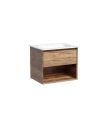 Тумба подвесная SANCOS Marmi 590х445 c ящиком, дуб чарльстон MR1.060ECH