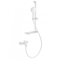Смеситель для ванны с душевым гарнитуром Wonzon&Woghand, Белый матовый