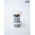 Белый керамический донный клапан Gid WH100 71101k без перелива