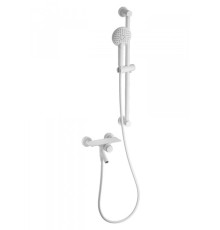 Смеситель для ванны с душевым гарнитуром Wonzon&Woghand, Белый матовый