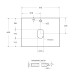 Столешница под раковину BelBagno 60 KEP-60-CEM Cemento