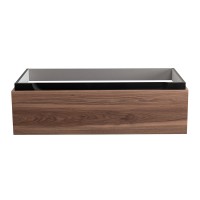 Тумба под раковину Cezares Slider 100 SLIDER-1000-1C-SO-NA-P подвесная Орех дымчатый