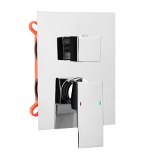 Встраиваемый смеситель для душа AQG Bold, с дивертером, хром