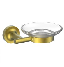 Мыльница с держателем WONZON & WOGHAN SIMPLE, Брашированное золото