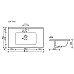 Умывальник накладной Ceramicanova Element 810x465x180 черный матовый
