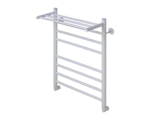 Полотенцесушитель водяной Comfysan Luce W-8 80/50 с полкой, белый