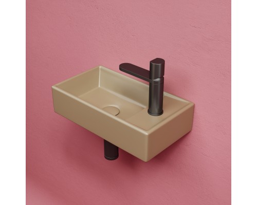 Рукомойник подвесной Ceramicanova капучино матовый Element 407x217x100