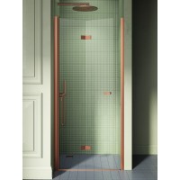 Дверь в нишу NEW TRENDY NEW SOLEO COPPER BRUSHED L 70x195 брашированная медь
